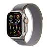 Apple Watch Ultra 2 Titanium Case with Green/Gray Trail Loop